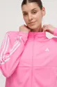 rózsaszín adidas Performance edzős pulóver