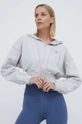 Βαμβακερή μπλούζα adidas by Stella McCartney IT8268 γκρί SS24