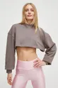 Bombažen pulover adidas by Stella McCartney 100 % Organski bombaž