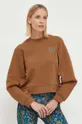 brązowy adidas by Stella McCartney bluza dresowa Timber Damski