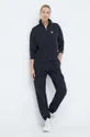 Μπλούζα adidas Originals Essentials Halfzip Sweatshirt μαύρο