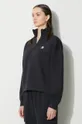 negru adidas Originals bluză Essentials Halfzip Sweatshirt