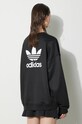 Odjeća Dukserica adidas Originals Trefoil Crew IU2410 crna