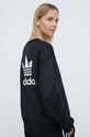 adidas Originals bluza Trefoil Crew czarny IU2410