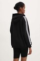 Oblečení Mikina adidas Originals 3-Stripes Hoodie IU2418 černá