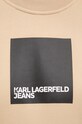 Mikina Karl Lagerfeld Jeans 240J1807 béžová