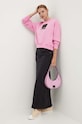 Μπλούζα Karl Lagerfeld Jeans 240J1807 ροζ SS24