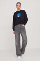 Karl Lagerfeld Jeans bluza 240J1807 negru SS24