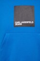 Karl Lagerfeld Jeans bluza 240J1808 niebieski