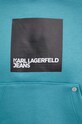 Mikina Karl Lagerfeld Jeans 240J1808 tyrkysová