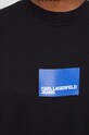 Karl Lagerfeld Jeans bluza bawełniana 240J1800 czarny