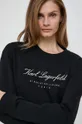 czarny Karl Lagerfeld bluza Damski
