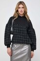 Karl Lagerfeld bluza wzorzyste czarny 240W1828