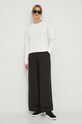 Βαμβακερή μπλούζα Pepe Jeans Hanna HANNA PL581396 μπεζ SS24