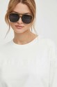 Βαμβακερή μπλούζα Pepe Jeans Hanna HANNA PL581396 μπεζ