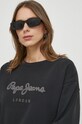 Pepe Jeans bluza bawełniana HARLEY czarny PL581402