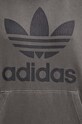Bavlněná mikina adidas Originals Washed Trefoil Hoody IN2269 šedá