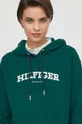 zelena Bombažen pulover Tommy Hilfiger