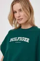 zielony Tommy Hilfiger bluza bawełniana