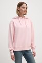 Bavlněná mikina Tommy Hilfiger růžová WW0WW41245