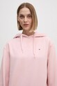 Bavlněná mikina Tommy Hilfiger růžová WW0WW41245