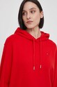 Tommy Hilfiger bluza bawełniana czerwony WW0WW41245