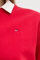 Tommy Hilfiger bluza bawełniana WW0WW41246 czerwony