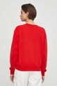 Bavlněná mikina Tommy Hilfiger WW0WW41246 červená SS25