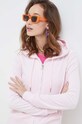 Juicy Couture bluză din velur roz JCAP176.381