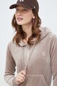 Juicy Couture bluza welurowa beżowy JCAP176.379