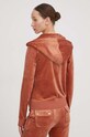 Odzież Juicy Couture bluza welurowa JCAP176G.621 brązowy