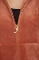 Juicy Couture bluza welurowa JCAP176G.621 brązowy