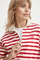 Tommy Hilfiger bluza bawełniana czerwony WW0WW41230