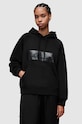 Μπλούζα AllSaints Elle με κουκούλα μαύρο WM174Z