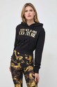 Versace Jeans Couture felpa in cotone nero 76HAIT04