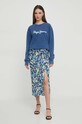 Pepe Jeans bluza PL581430 albastru SS24