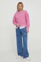 Pepe Jeans bluza różowy