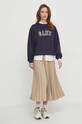 Gant bluza bawełniana 4200805 granatowy SS24