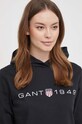 Gant bluza z kapturem czarny 4200756