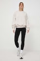 La Mania bluza bawełniana WHY beżowy SS24