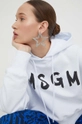 Хлопковая кофта MSGM белый 3641MDM136.247000