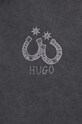 Бавовняна кофта HUGO 50513168 сірий