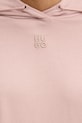 Βαμβακερή μπλούζα HUGO 50522423 ροζ