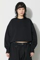 Y-3 bluza French Terry Crew Sweat gładkie czarny IV5567