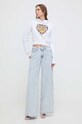 Versace Jeans Couture bluza bawełniana 76HAIL01.CF00L biały SS24
