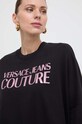 Versace Jeans Couture pamut melegítőfelső fekete 76HAIG03.CF01G