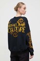 Odzież Versace Jeans Couture bluza bawełniana 76HAI3P2.FS153 czarny