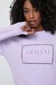 фіолетовий Бавовняна кофта Armani Exchange