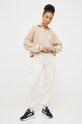 Бавовняна кофта adidas Originals IR6013 бежевий SS24