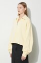 adidas Originals cotton sweatshirt yellow IR6016